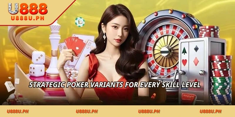 Strategic poker variants for every skill level