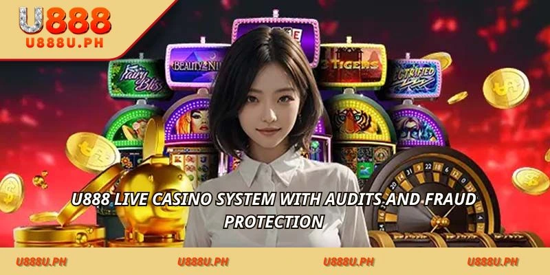 U888 live casino system with audits and fraud protection