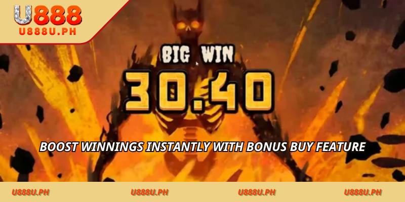 Boost winnings instantly with bonus buy feature
