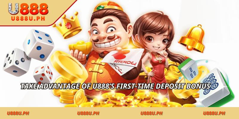 Take advantage of U888’s first-time deposit bonus
